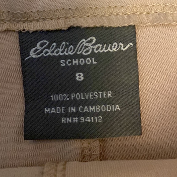 Eddie Bauer School Uniform Khaki Skirt with Under Shorts - Picture 7 of 7